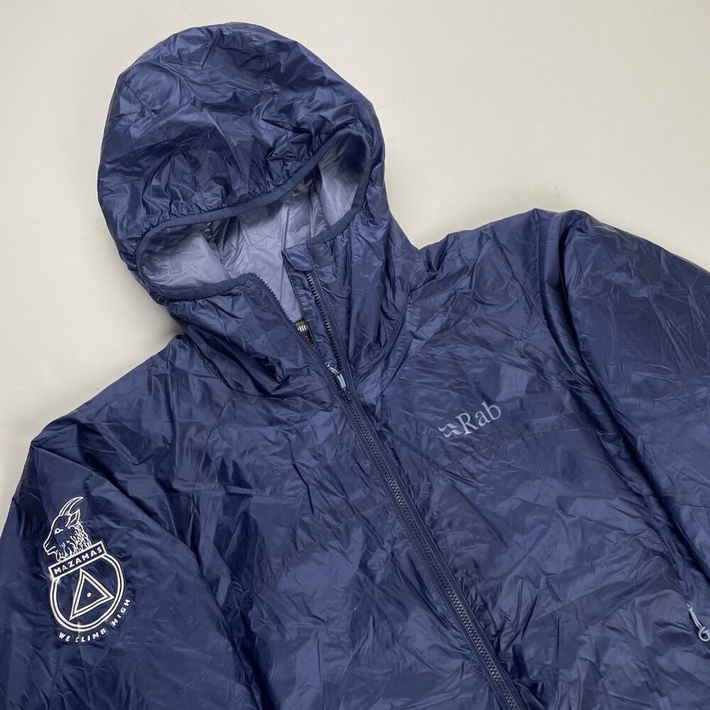 Rab Xenon Jacket Women’s M Packable Atmos Stratus Lightweight Hooded Full Zip
